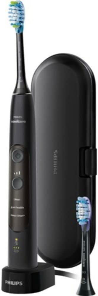 Philips Sonicare ExpertClean 7300 Brosse à dents électrique avec technologie BrushSync et Smartimer & BrushPacer (Noir)