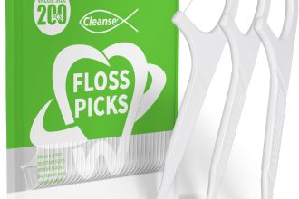 Fils Dentaire avec manche - 200 pièces de dental floss/cure dent en soie pour une hygiène bucco-dentaire optimale - Nettoyage efficace des dents et des gencives - Facile à utiliser, durable, parfait