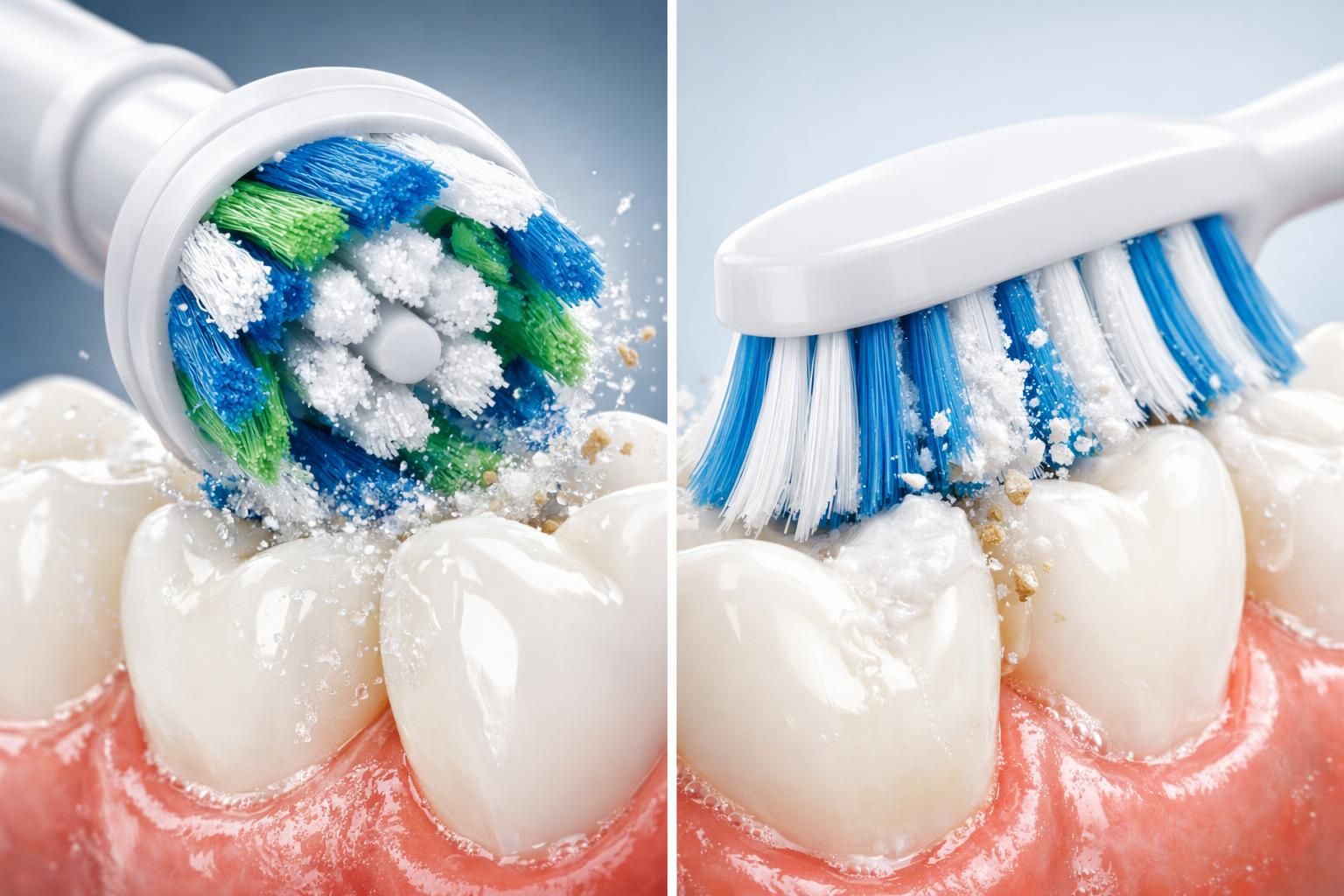 Brosse à dents électrique ou manuelle : laquelle choisir pour un sourire éclatant ? découvrez les avantages des brosses à dents électriques et manuelles pour choisir celle qui vous offrira un sourire éclatant et une hygiène bucco-dentaire optimale.