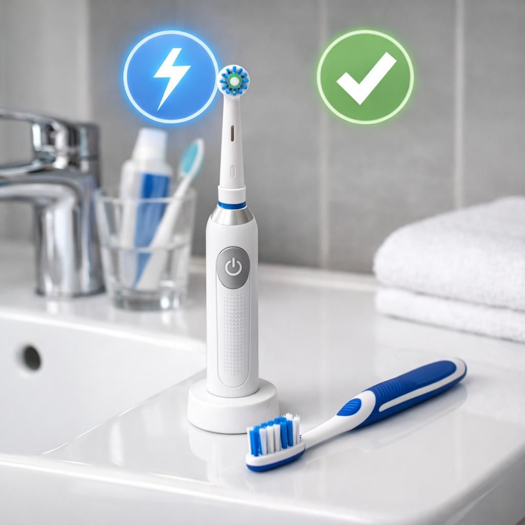 Brosse à dents électrique ou manuelle : laquelle choisir pour un sourire éclatant ? découvrez les avantages des brosses à dents électriques et manuelles pour choisir celle qui vous offrira un sourire éclatant et une hygiène bucco-dentaire optimale.