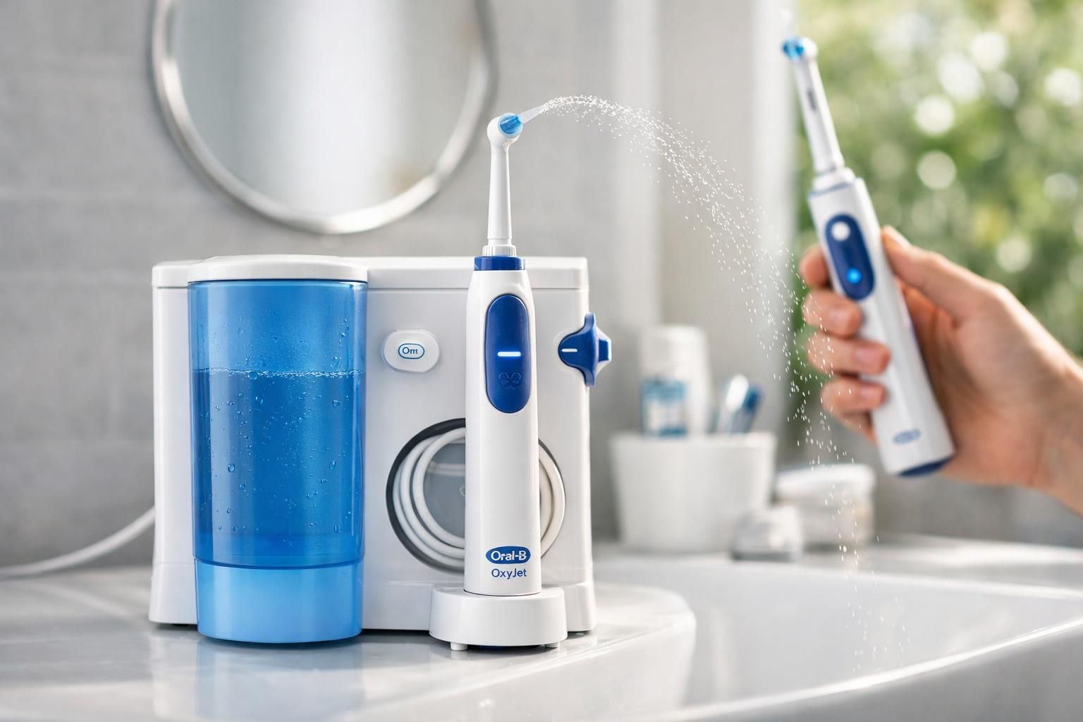 Hydropulseur Oral-B OxyJet, la solution innovante contre les problèmes de gencives découvrez l'hydropulseur oral-b oxyjet, une technologie innovante pour des gencives saines et une hygiène bucco-dentaire optimale. dites adieu aux problèmes de gencives grâce à une stimulation douce et efficace.